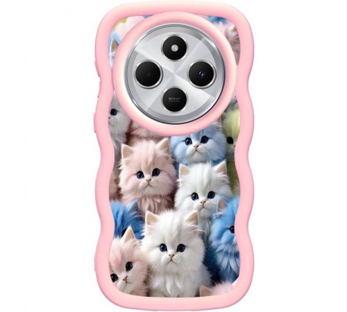 Чохол TPU Cloudy Pictures для Xiaomi Redmi 14C / A4 5G / Poco C75 4G/5G Kittens Чохол TPU Cloudy Pictures для Xiaomi Redmi 14C / A4 5G / Poco C75 4G/5G Kittens