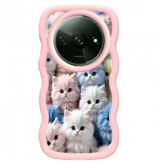 Чохол TPU Cloudy Pictures для Xiaomi Redmi A3 / Poco C61 4G Kittens