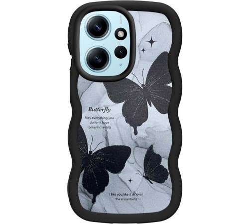 Чохол TPU Cloudy Pictures для Xiaomi Redmi Note 12 4G Butterflies Чохол TPU Cloudy Pictures для Xiaomi Redmi Note 12 4G Butterflies