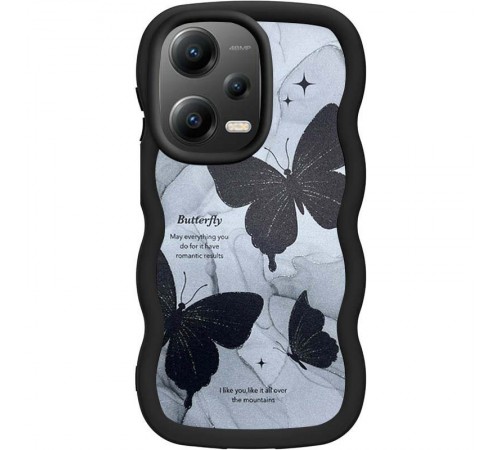 Чохол TPU Cloudy Pictures для Xiaomi Poco X5 5G / Redmi Note 12 5G Butterflies Чохол TPU Cloudy Pictures для Xiaomi Poco X5 5G / Redmi Note 12 5G Butterflies