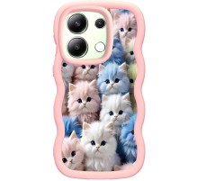 Чохол TPU Cloudy Pictures для Xiaomi Redmi Note 13 5G Kittens
