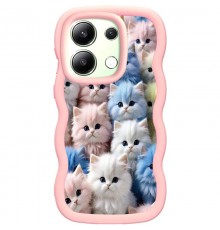 Чохол TPU Cloudy Pictures для Xiaomi Redmi Note 13 5G Kittens