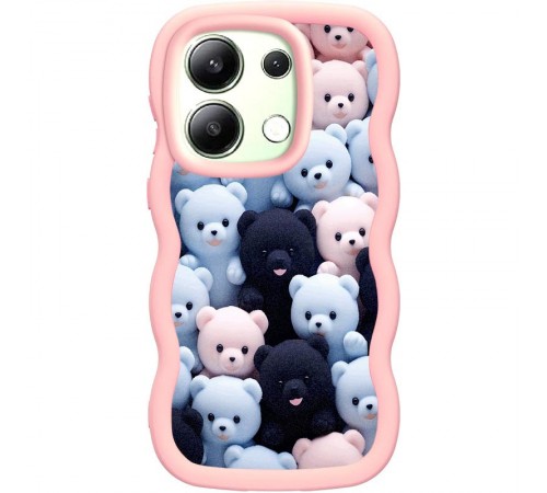 Чохол TPU Cloudy Pictures для Xiaomi Redmi Note 13 Pro 4G / Poco M6 Pro 4G Bears