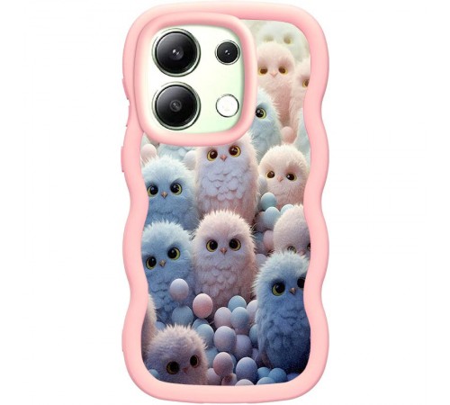 Чохол TPU Cloudy Pictures для Xiaomi Redmi Note 13 Pro 4G / Poco M6 Pro 4G Owls