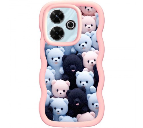 Чохол TPU Cloudy Pictures для Xiaomi Redmi Note 14 5G Bears Чохол TPU Cloudy Pictures для Xiaomi Redmi Note 14 5G Bears