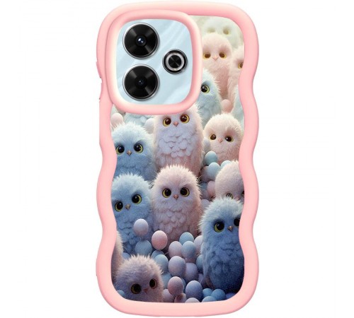 Чохол TPU Cloudy Pictures для Xiaomi Redmi Note 14 5G Owls Чохол TPU Cloudy Pictures для Xiaomi Redmi Note 14 5G Owls