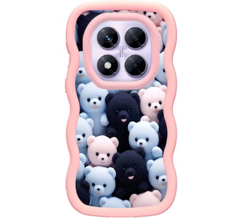 Чохол TPU Cloudy Pictures для Xiaomi Redmi Note 14 Pro 5G / Poco X7 Bears Чохол TPU Cloudy Pictures для Xiaomi Redmi Note 14 Pro 5G / Poco X7 Bears