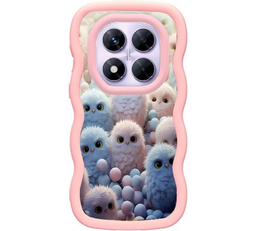 Чохол TPU Cloudy Pictures для Xiaomi Redmi Note 14 Pro 5G / Poco X7 Owls Чохол TPU Cloudy Pictures для Xiaomi Redmi Note 14 Pro 5G / Poco X7 Owls