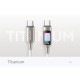 Дата кабель Usams US-SJ750 With Colorful Light TC Ser. Type-C to Type-C 100W (1.2m) Titanium