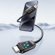 Дата кабель Usams US-SJ744 Meteor Ser. Type-C to Type-C 100W (1.2m) Tarnish