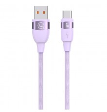 Дата кабель Usams US-SJ631 U85 USB to Type-C 6A (2m) Purple