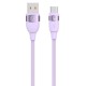 Дата кабель Usams US-SJ631 U85 USB to Type-C 6A (2m) Purple