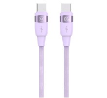 Дата кабель Usams US-SJ633 U85 Type-C to Type-C 100W (2m) Purple