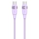 Дата кабель Usams US-SJ633 U85 Type-C to Type-C 100W (2m) Purple