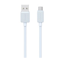 Дата кабель Usams US-SJ690 Striped KY Ser. USB to MicroUSB 2A (1m) Blue