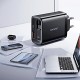 МЗП Usams US-CC299 GaN With Retractable Type-C Cable Xiang Ser. 65W (1USB-A/1C) Black