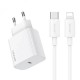МЗП Usams US-CC226 Kit-Yi Ser. 20W (1USB-C) + кабель Type-C to Lightning White