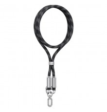 Дата кабель-шнурок Usams US-SJ745 Type-C to Type-C 60W (1.2m) Black