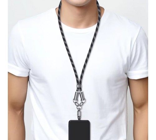 Дата кабель-шнурок Usams US-SJ745 Type-C to Type-C 60W (1.2m) Black
