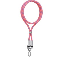 Дата кабель-шнурок Usams US-SJ745 Type-C to Type-C 60W (1.2m) Pink