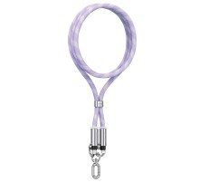 Дата кабель-шнурок Usams US-SJ745 Type-C to Type-C 60W (1.2m) Purple
