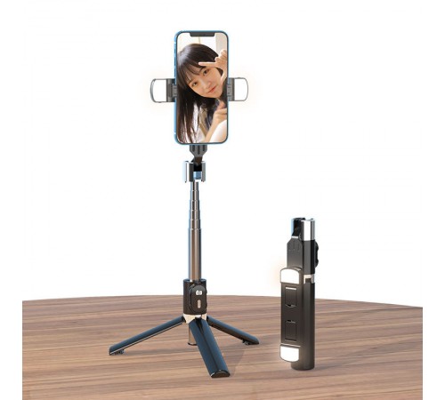Монопод для селфі Usams US-ZB324 Mini Wireless Selfie Stick Black Монопод для селфі Usams US-ZB324 Mini Wireless Selfie Stick Black