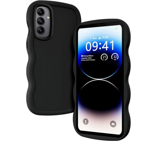 Чохол TPU Ripple для Samsung Galaxy S24 FE Black Чохол TPU Ripple для Samsung Galaxy S24 FE Black