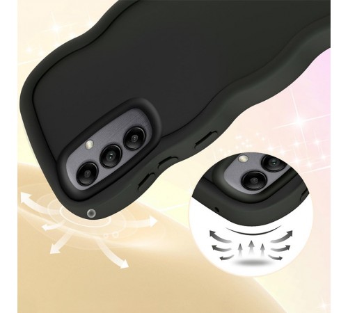 Чохол TPU Ripple для Samsung Galaxy S24 FE Black Чохол TPU Ripple для Samsung Galaxy S24 FE Black