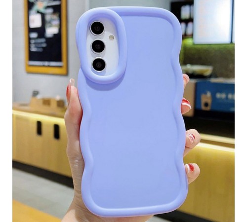 Чохол TPU Ripple для Samsung Galaxy S24 FE Lilac Blue Чохол TPU Ripple для Samsung Galaxy S24 FE Lilac Blue