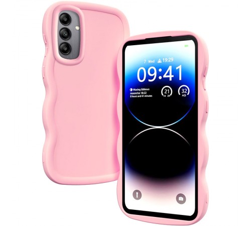 Чохол TPU Ripple для Samsung Galaxy S24 FE Pink Чохол TPU Ripple для Samsung Galaxy S24 FE Pink