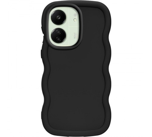 Чохол TPU Ripple для Xiaomi Redmi 13C Black Чохол TPU Ripple для Xiaomi Redmi 13C Black