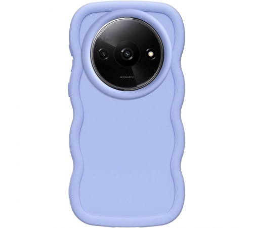 Чохол TPU Ripple для Xiaomi Redmi A3 Lilac Blue Чохол TPU Ripple для Xiaomi Redmi A3 Lilac Blue