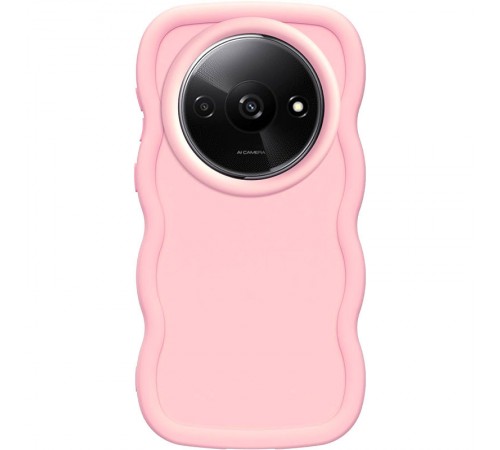 Чохол TPU Ripple для Xiaomi Redmi A3 Pink Чохол TPU Ripple для Xiaomi Redmi A3 Pink