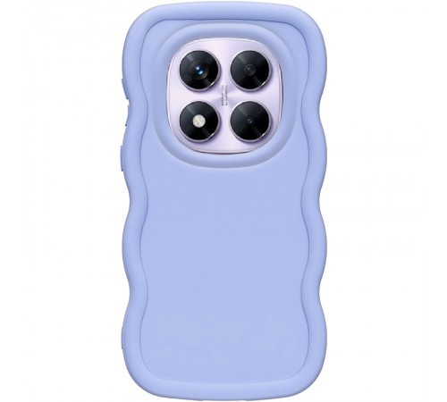 Чохол TPU Ripple для Xiaomi Redmi Note 14 Pro 4G Lilac Blue Чохол TPU Ripple для Xiaomi Redmi Note 14 Pro 4G Lilac Blue