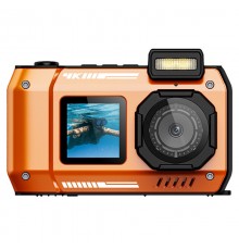 Водонепроникна цифрова камера D50 (IP68) Orange