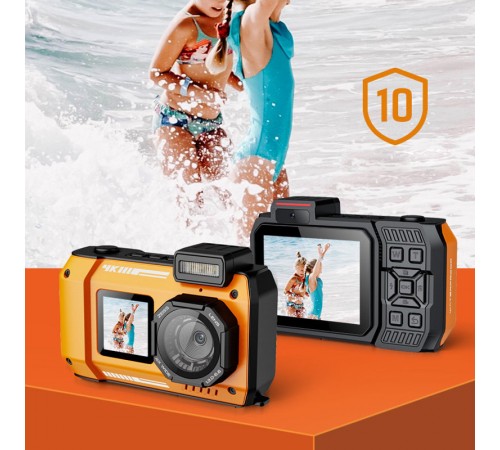Водонепроникна цифрова камера D50 (IP68) Orange Водонепроникна цифрова камера D50 (IP68) Orange