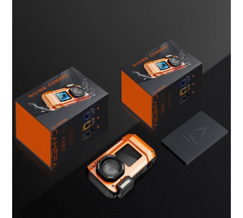 Водонепроникна цифрова камера D50 (IP68) Orange Водонепроникна цифрова камера D50 (IP68) Orange