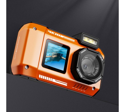 Водонепроникна цифрова камера D50 (IP68) Orange Водонепроникна цифрова камера D50 (IP68) Orange