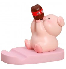 Підставка для телефону Funny Animals Piggy with bottle