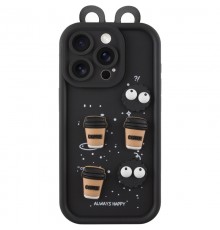 Чохол TPU Toys Case with Ears для Apple iPhone 12 Pro (6.1") Black
