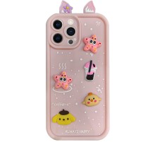 Чохол TPU Toys Case with Ears для Apple iPhone 15 Pro Max (6.7") Light Pink