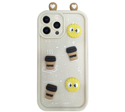 Чохол TPU Toys Case with Ears для Apple iPhone 15 Pro Max (6.7") Sand Чохол TPU Toys Case with Ears для Apple iPhone 15 Pro Max (6.7") Sand