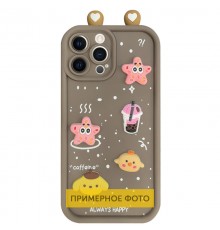 Чохол TPU Toys Case with Ears для Apple iPhone 16e (6.1") Brown
