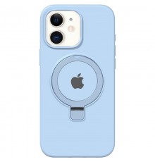 Чохол Silicone Case Full Protective with Ring для Apple iPhone 11 (6.1") Blue