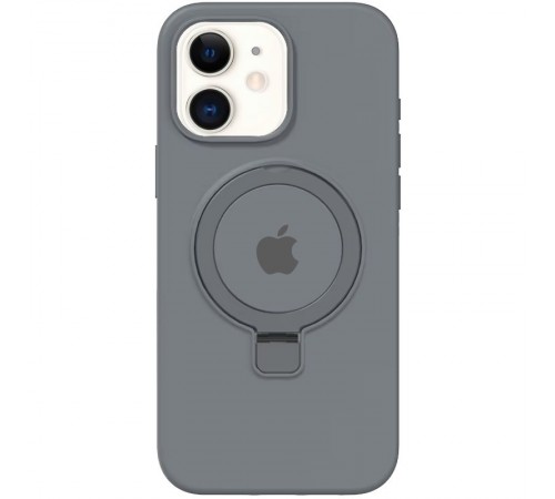 Чохол Silicone Case Full Protective with Ring для Apple iPhone 11 (6.1") Grey Чохол Silicone Case Full Protective with Ring для Apple iPhone 11 (6.1") Grey