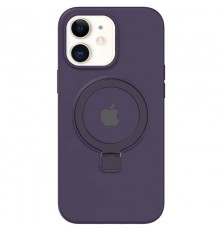 Чохол Silicone Case Full Protective with Ring для Apple iPhone 11 (6.1") Purple