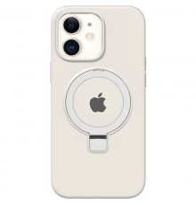 Чохол Silicone Case Full Protective with Ring для Apple iPhone 11 (6.1") White