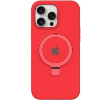 Чохол Silicone Case Full Protective with Ring для Apple iPhone 12 Pro / 12 (6.1") Red
