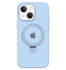 Чохол Silicone Case Full Protective with Ring для Apple iPhone 13 / 14 (6.1") Blue