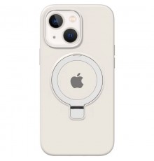 Чохол Silicone Case Full Protective with Ring для Apple iPhone 13 / 14 (6.1") White